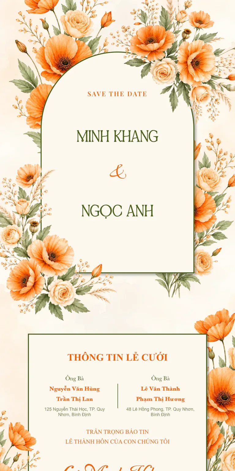 Hoa Anh Túc Cam