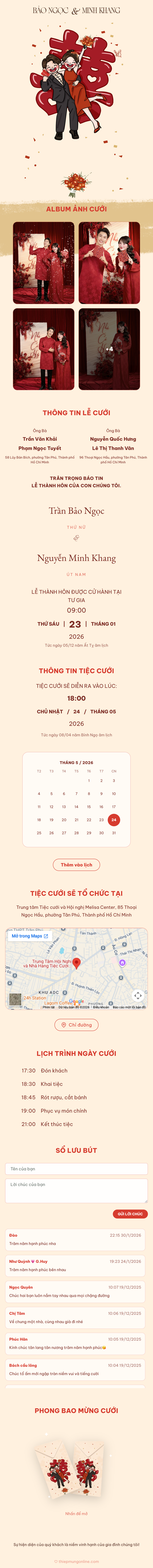 Mẫu Thiệp Cưới Chibi Đỏ Dễ Thương | Thiệp Mừng Online